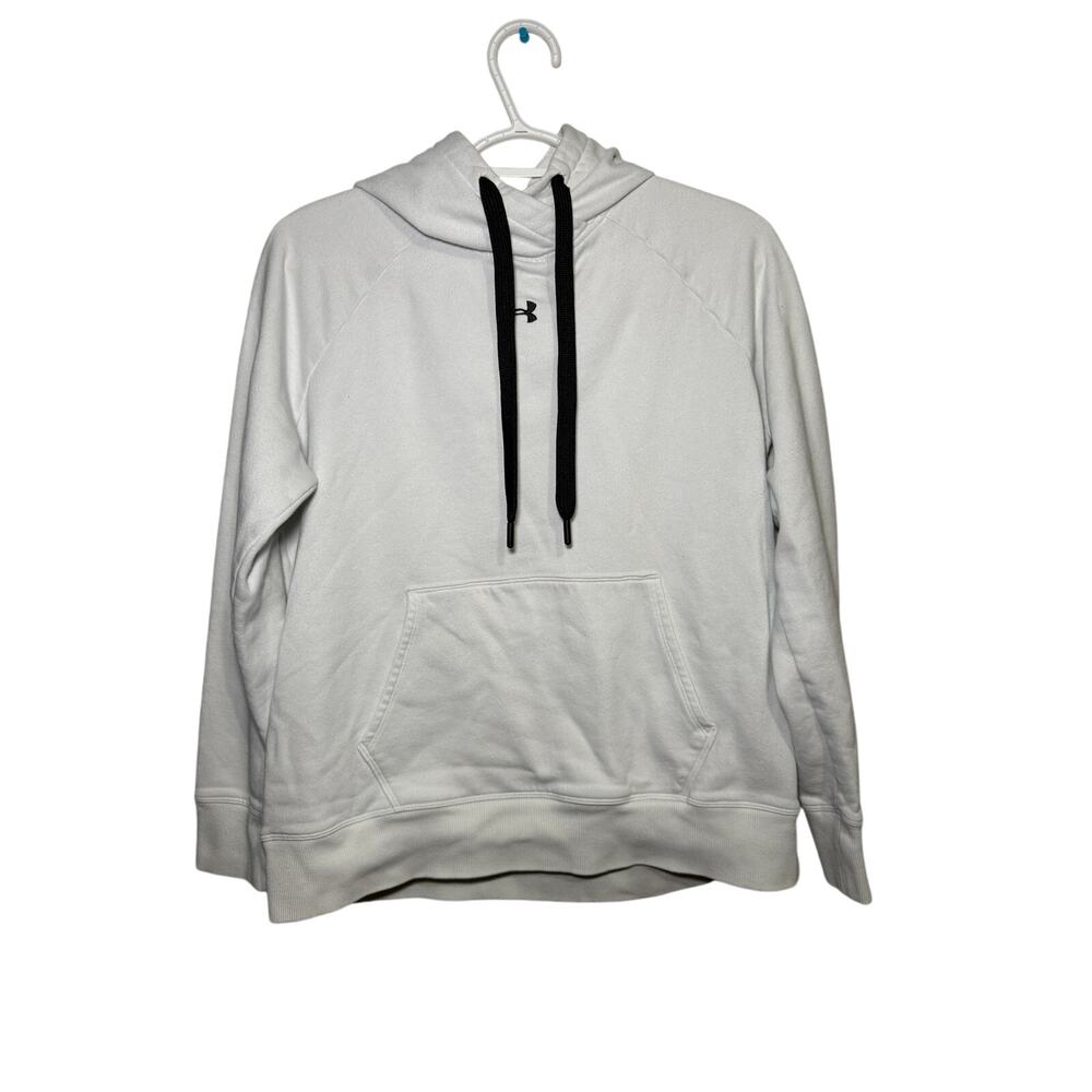 Under Armour white hoodie womens medium athleisure‎ casual normcore classic y2k